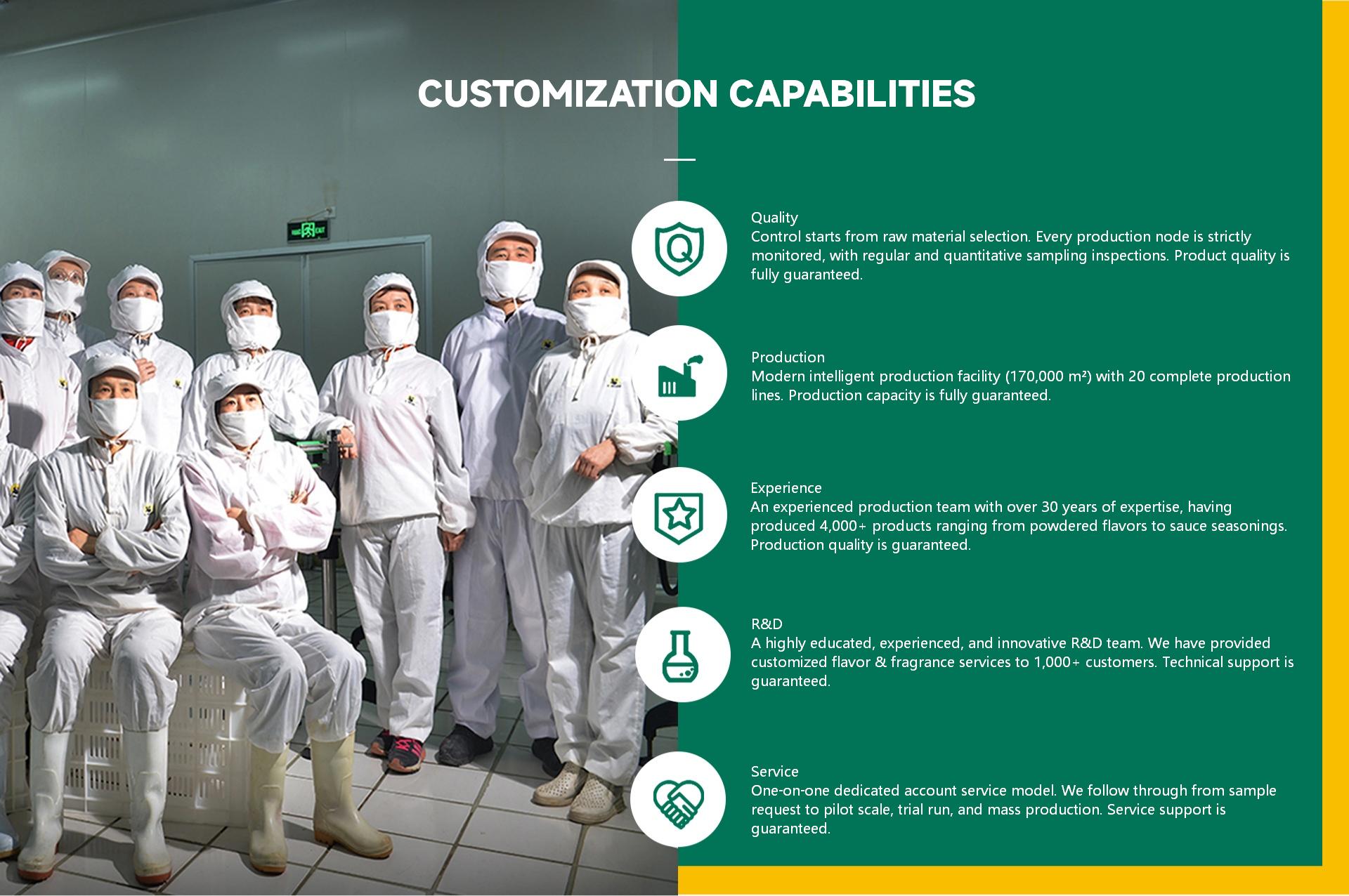 Quality
Control starts from raw material selection. Every production node is strictly monitored, with regular and quantitative sampling inspections. Product quality is fully guaranteed.

Production
Modern intelligent production facility (170,000 m²) with 